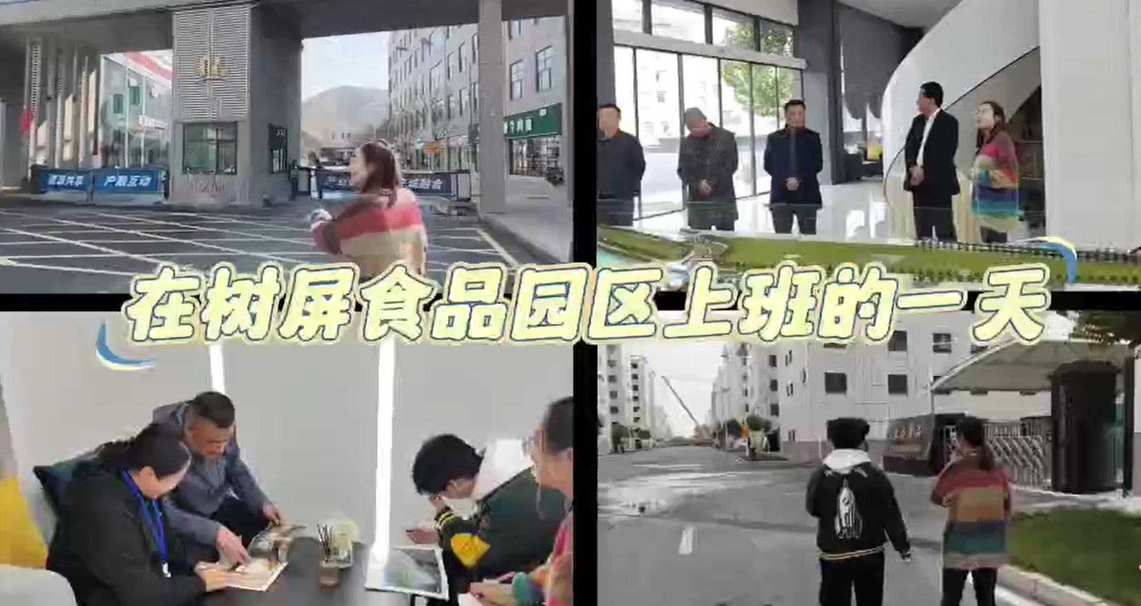 我在兰州树屏食品产业园上班的一天